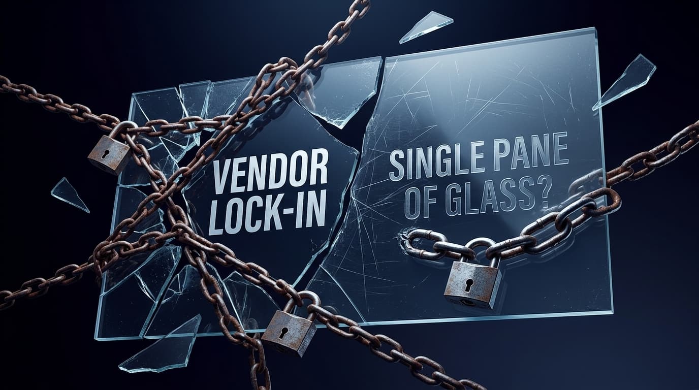 Vendor Lock-In and the Single Pane of Glass Problem - Blog post thumbnail