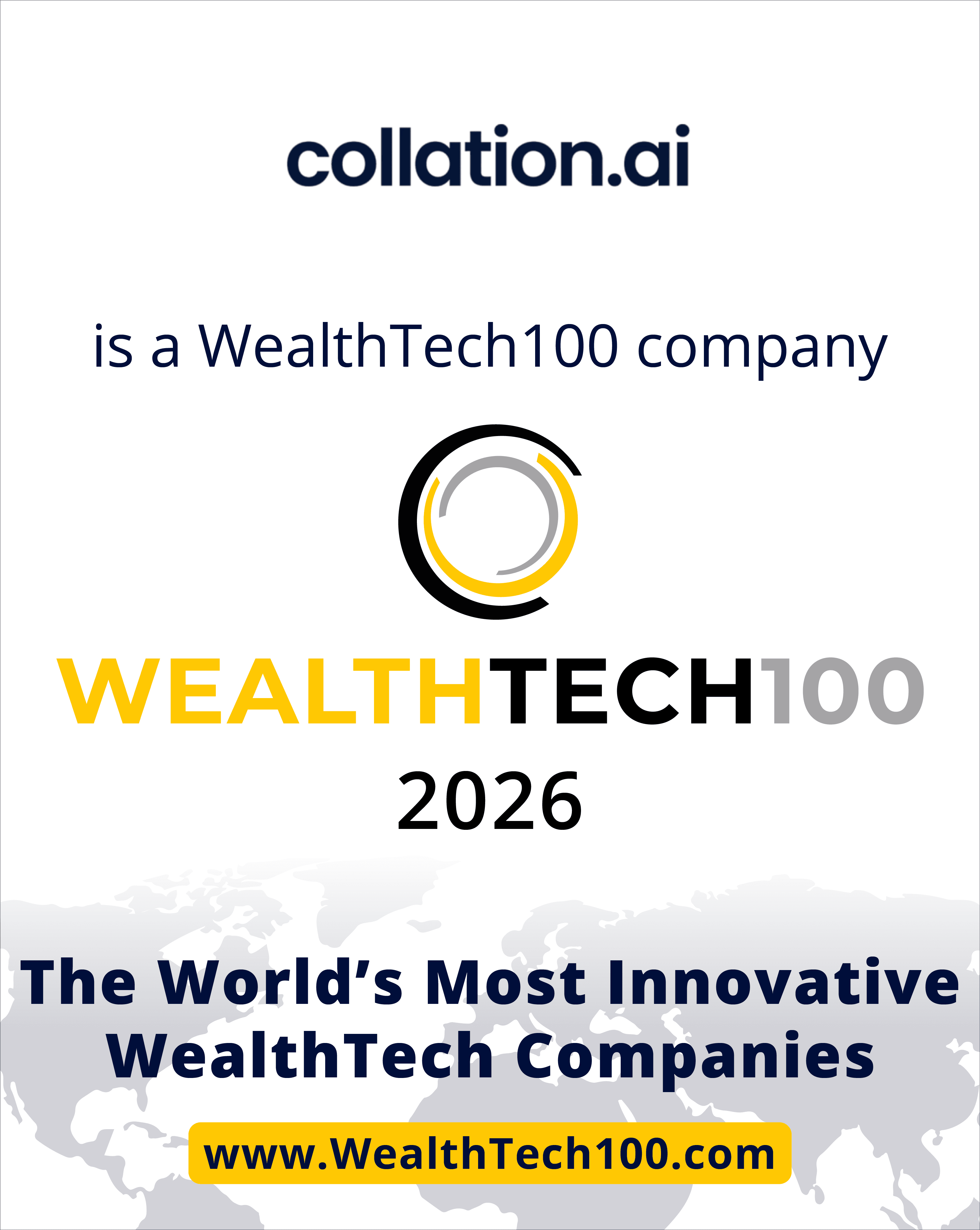 Collation.AI Makes It to #WealthTech100 List Again! - Blog post thumbnail