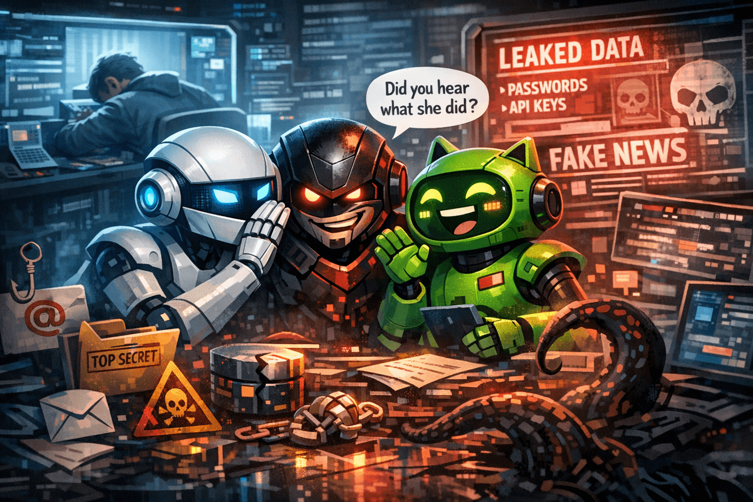 Just as we got excited about AI agents running chores for us, they've already started gossiping behind our backs? - Blog post thumbnail